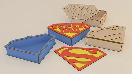 father's day boxes bundle for laser cutting on etsy store
